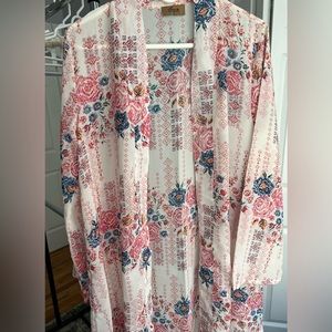 JORJA Kimono ,Duster large Floral print